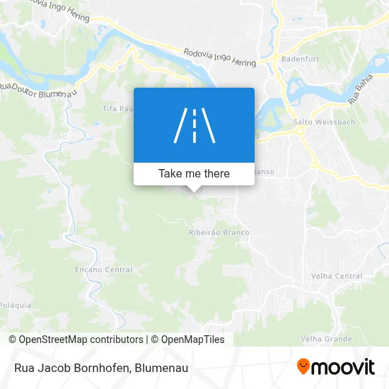 Rua Jacob Bornhofen map