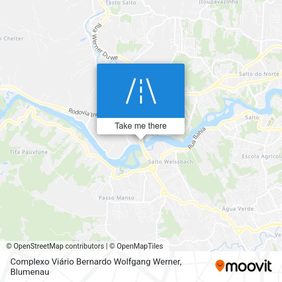 Complexo Viário Bernardo Wolfgang Werner map