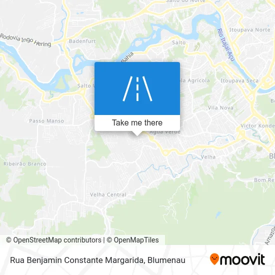 Rua Benjamin Constante Margarida map