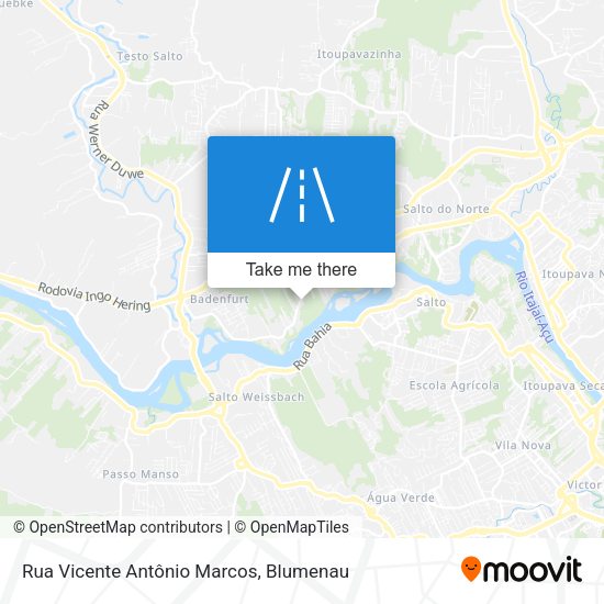 Rua Vicente Antônio Marcos map