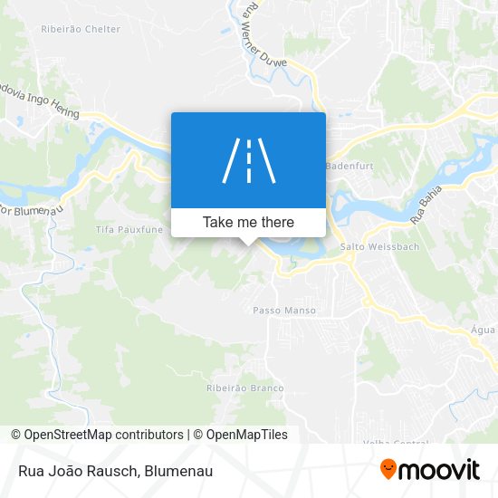 Rua João Rausch map