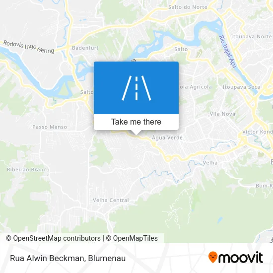 Rua Alwin Beckman map