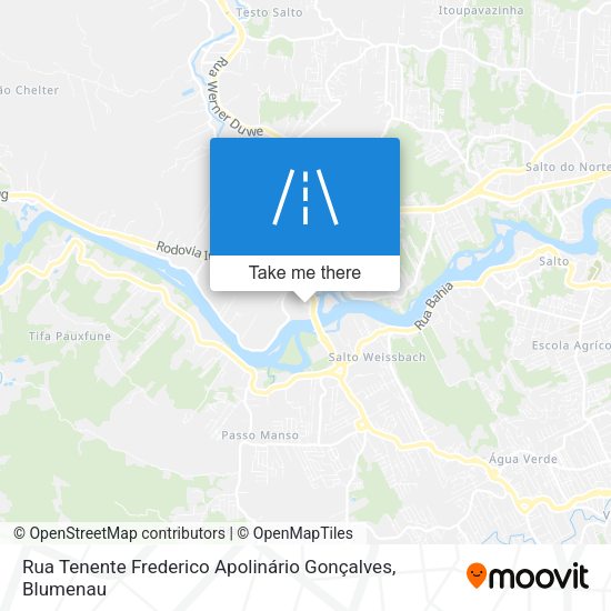 Rua Tenente Frederico Apolinário Gonçalves map