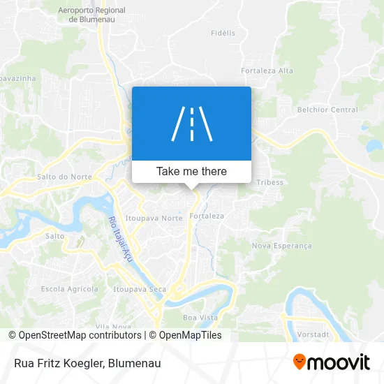 Rua Fritz Koegler map