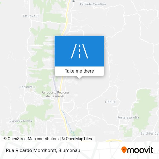 Rua Ricardo Mordhorst map
