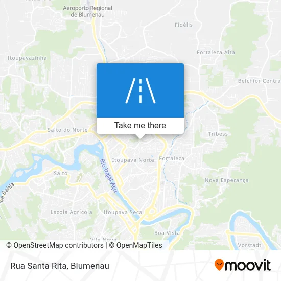 Rua Santa Rita map