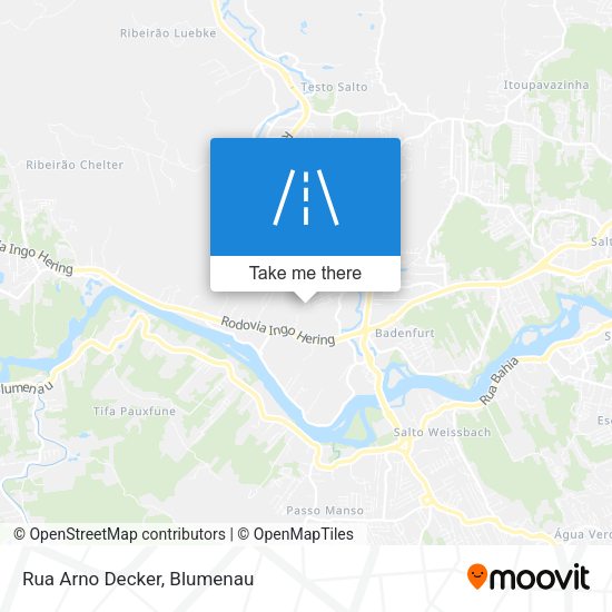 Rua Arno Decker map