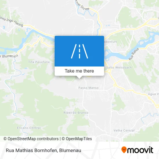 Rua Mathias Bornhofen map