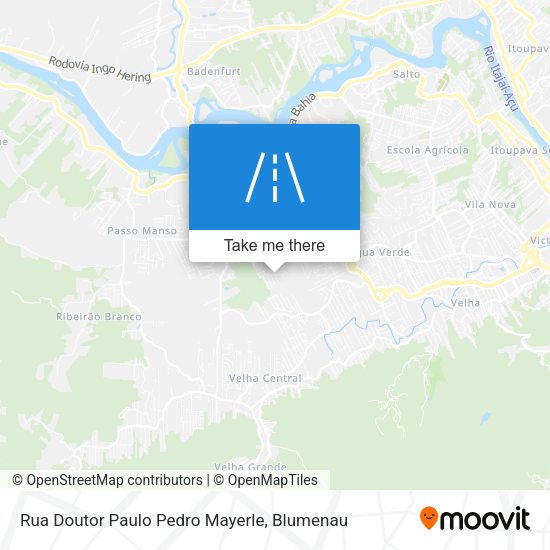 Rua Doutor Paulo Pedro Mayerle map
