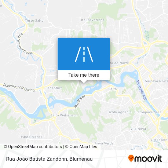 Rua João Batista Zandonn map