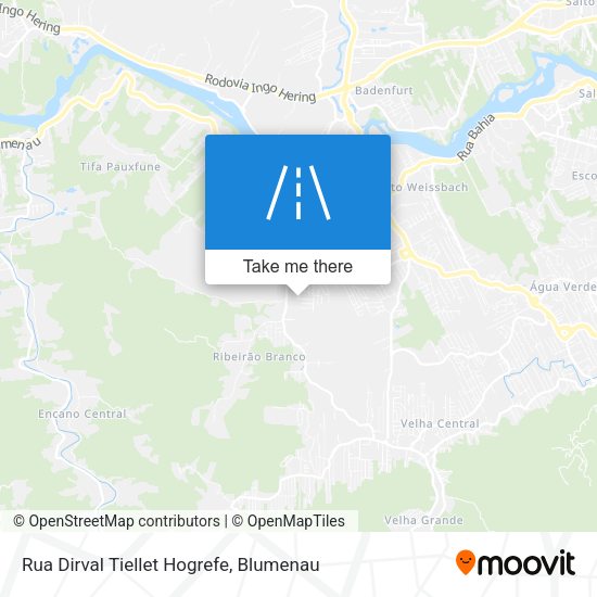 Rua Dirval Tiellet Hogrefe map