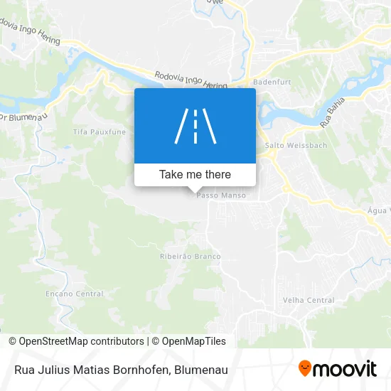 Rua Julius Matias Bornhofen map