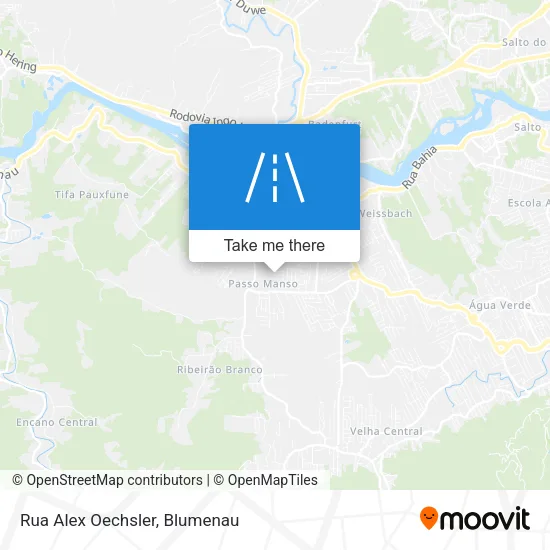 Rua Alex Oechsler map