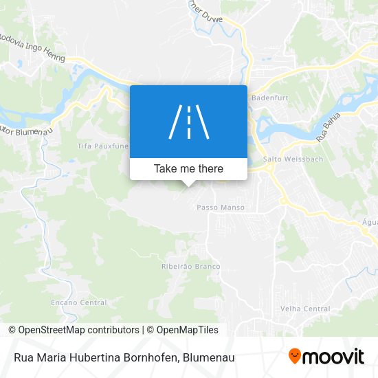 Rua Maria Hubertina Bornhofen map