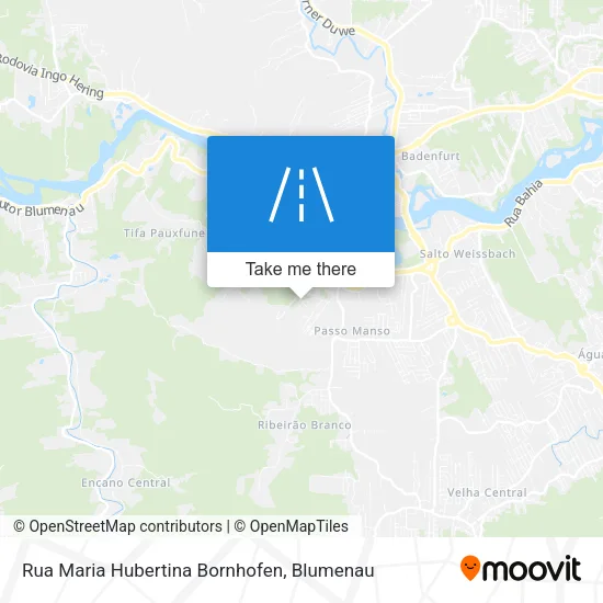 Rua Maria Hubertina Bornhofen map