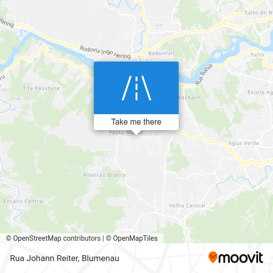 Rua Johann Reiter map