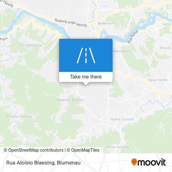 Rua Aloísio Blaesing map