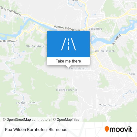 Rua Wilson Bornhofen map