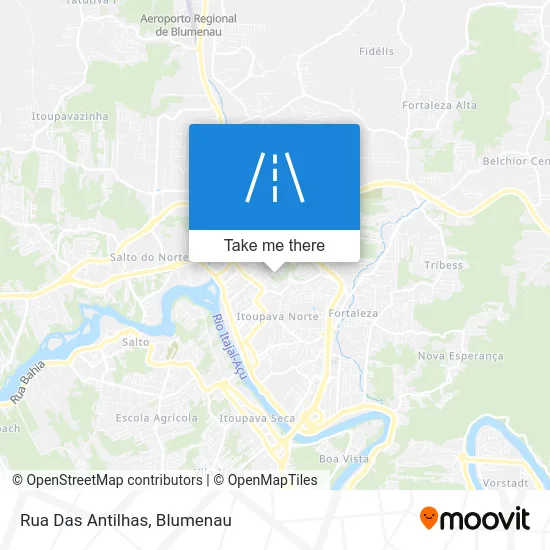 Rua Das Antilhas map