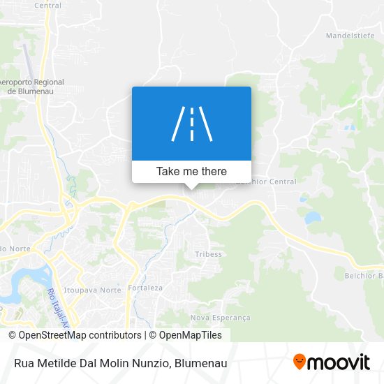 Rua Metilde Dal Molin Nunzio map