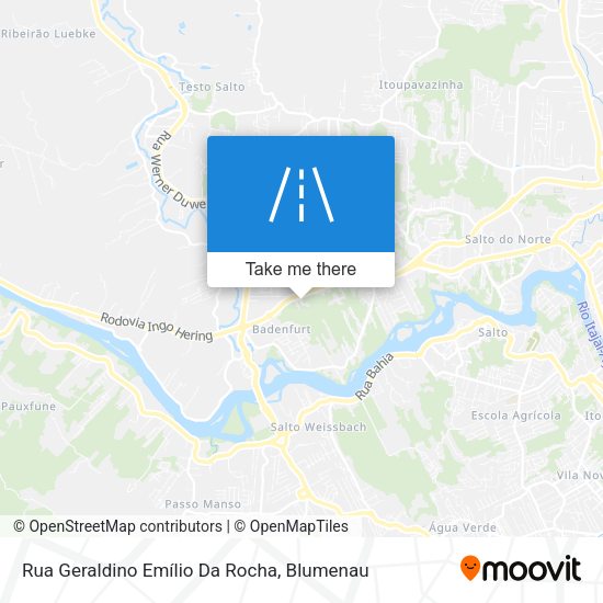 Rua Geraldino Emílio Da Rocha map
