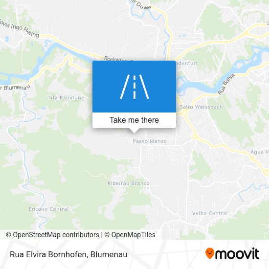 Rua Elvira Bornhofen map
