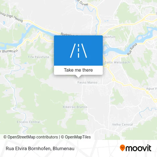 Rua Elvira Bornhofen map