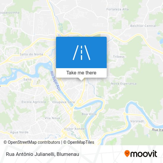 Rua Antônio Julianelli map