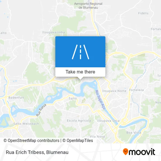 Rua Erich Tribess map