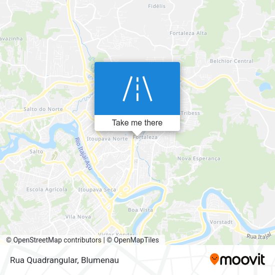 Rua Quadrangular map