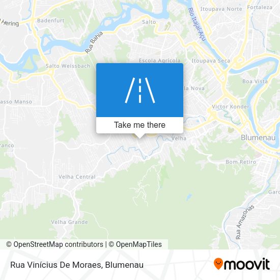 Rua Vinícius De Moraes map