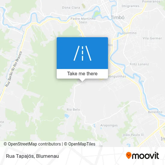 Rua Tapajós map
