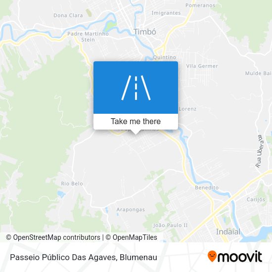 Passeio Público Das Agaves map