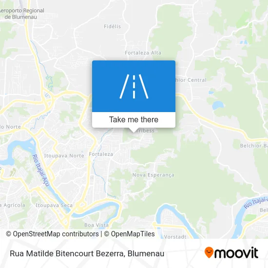 Rua Matilde Bitencourt Bezerra map