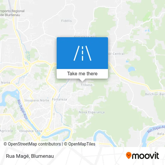Rua Magé map
