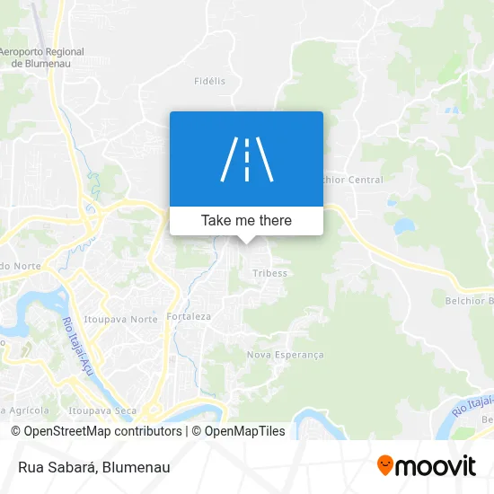 Rua Sabará map