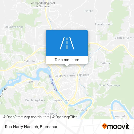 Rua Harry Hadlich map