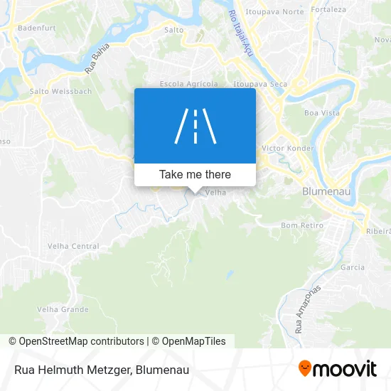 Rua Helmuth Metzger map
