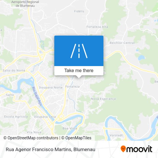 Rua Agenor Francisco Martins map