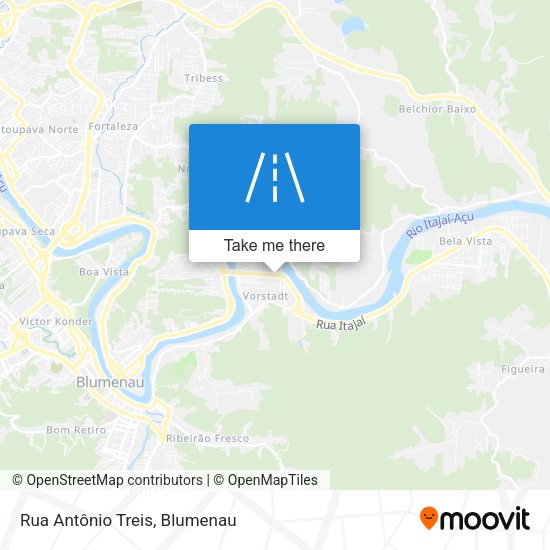 Rua Antônio Treis map