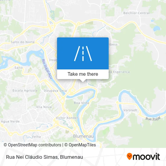 Rua Nei Cláudio Simas map