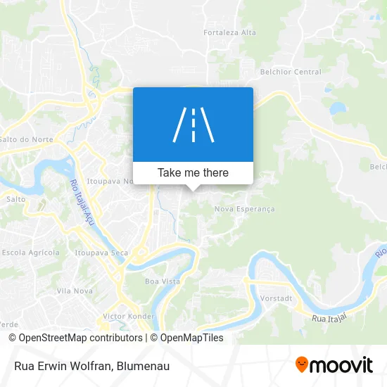 Rua Erwin Wolfran map