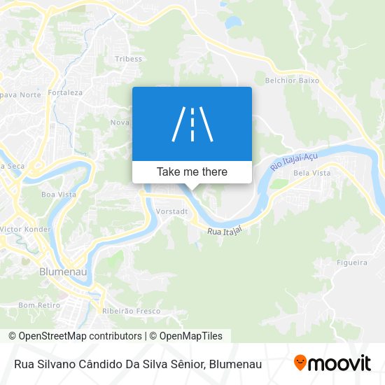 Rua Silvano Cândido Da Silva Sênior map
