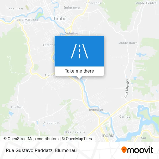 Rua Gustavo Raddatz map