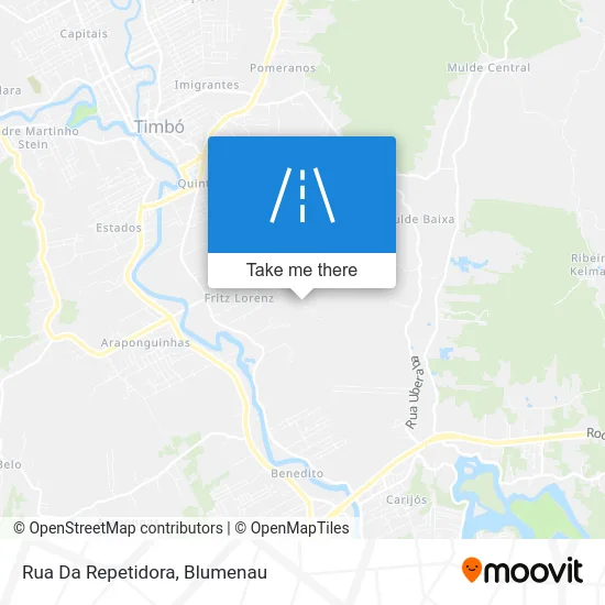 Rua Da Repetidora map