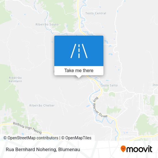 Rua Bernhard Nohering map