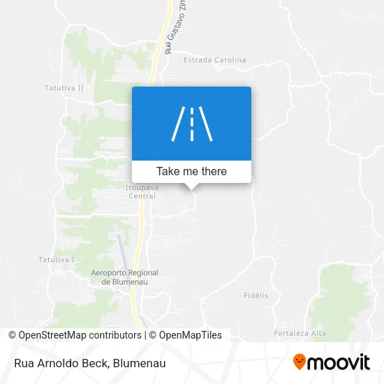 Rua Arnoldo Beck map