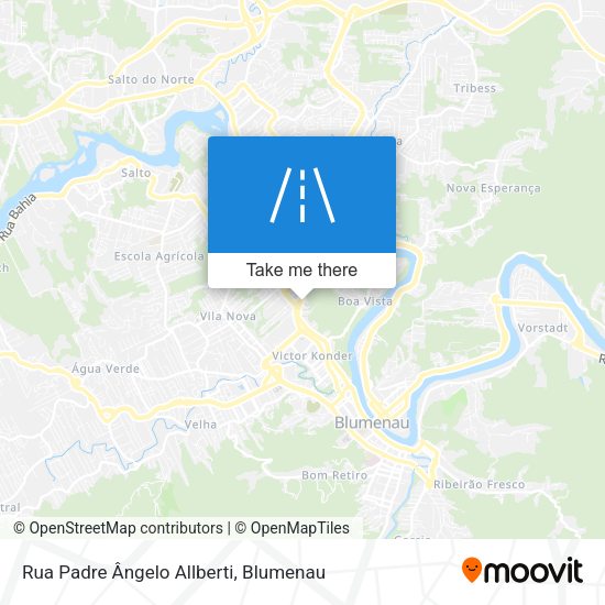 Rua Padre Ângelo Allberti map