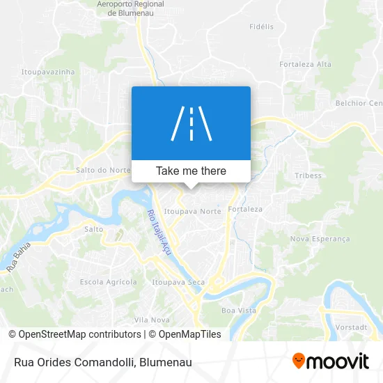 Rua Orides Comandolli map