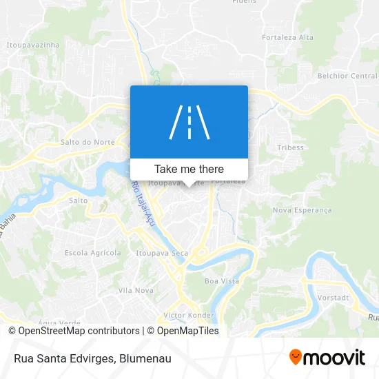 Rua Santa Edvirges map